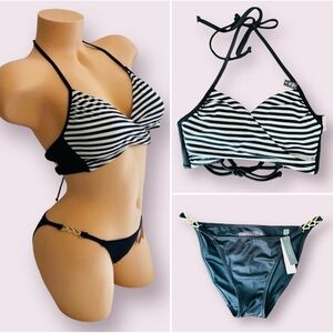 Victoria’s Secret Swim Bikini Top & Brazilian Bottom Small